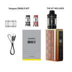VOOPOO DRAG 5 Kit – 200W Dual 18650 Mod - Vapewadi | Premium Disposable Vapes in Riyadh