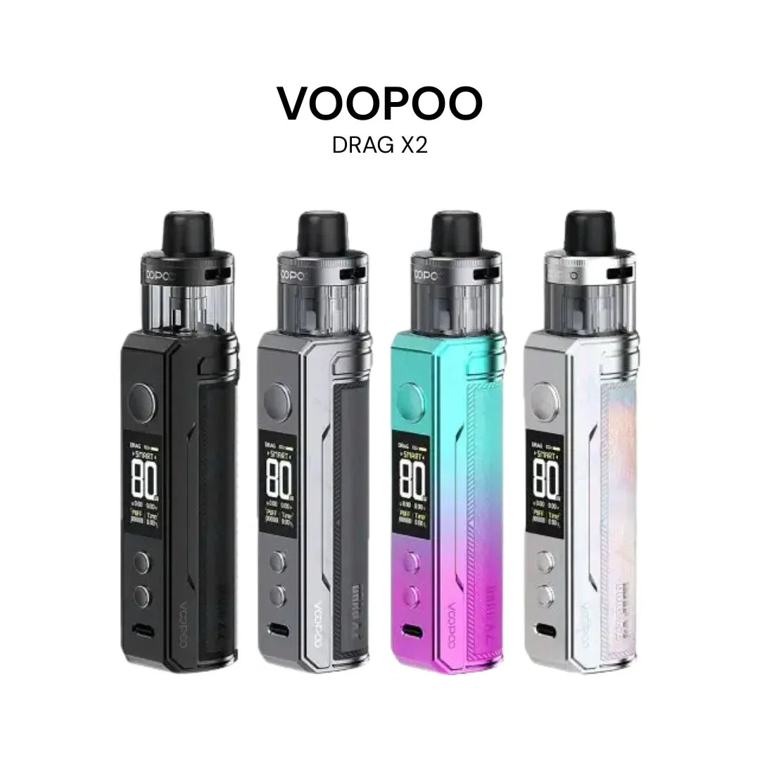 VOOPOO DRAG X2 Kit – 80W 3000mAh Pod Mod | Riyadh Vape Store - Vapewadi | Premium Disposable Vapes in Riyadh