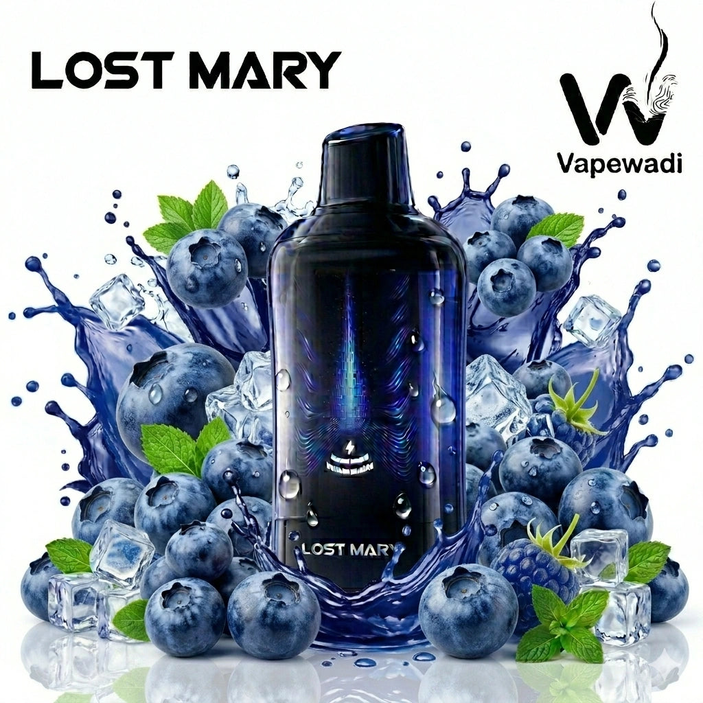 Lost Mary VIZ 40000 Puffs Disposable Vape – Blueberry Ice | Riyadh Delivery