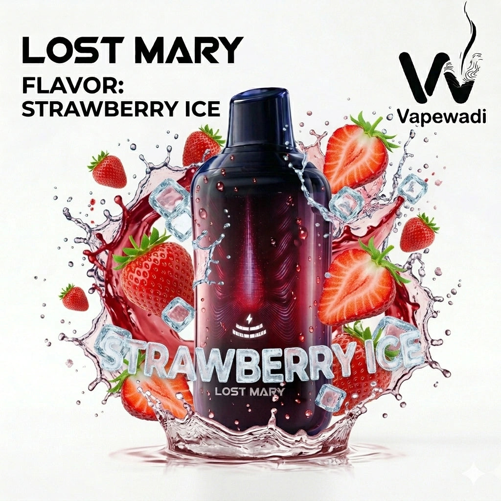 Lost Mary VIZ 40000 Puffs Disposable Vape – Strawberry Ice | Riyadh Delivery