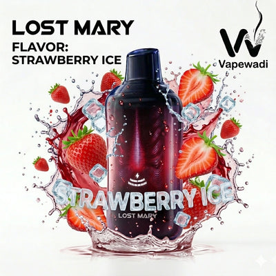 Lost Mary VIZ 40000 Puffs Disposable Vape – Strawberry Ice | Riyadh Delivery