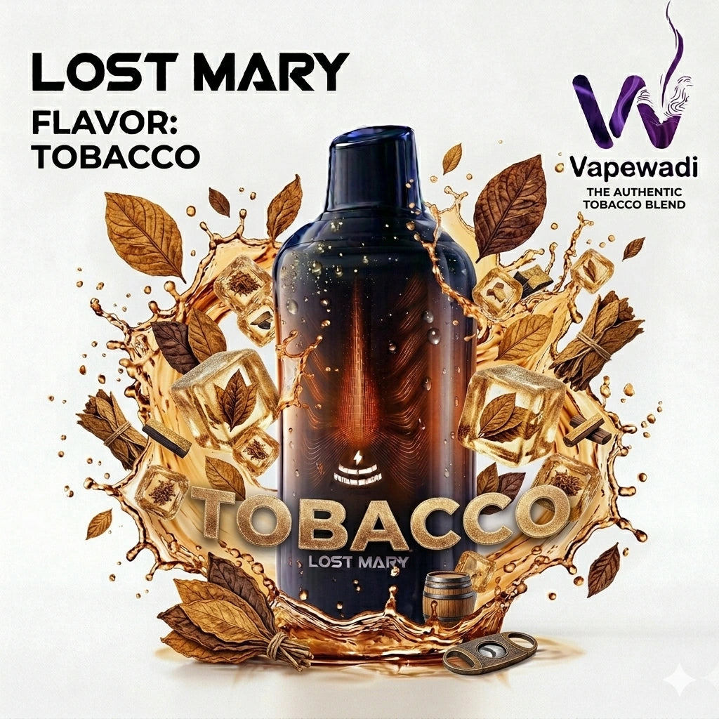 Lost Mary VIZ 40000 Puffs Disposable Vape – Tobacco | Riyadh Delivery