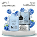MYLÉ Meta Box 5000 Puffs – Iced Blue Razz