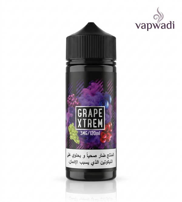 Grape Xtrem Freebase E-Juice 120ml – Buy in Riyadh | Vapewadi - Riyadh Vape Shop